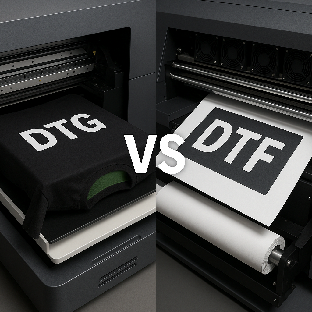 DTG vs DTF : quelle impression textile choisir pour vos vêtements ?