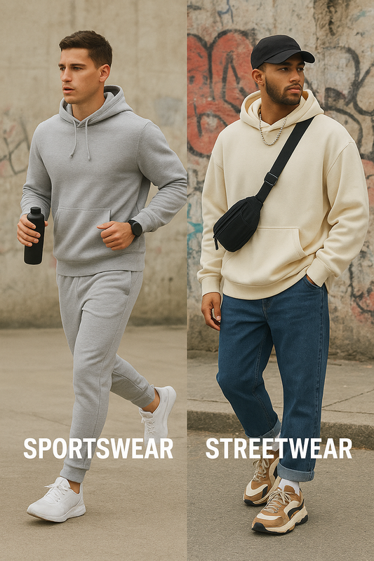 Différence en streetwear et sportswear